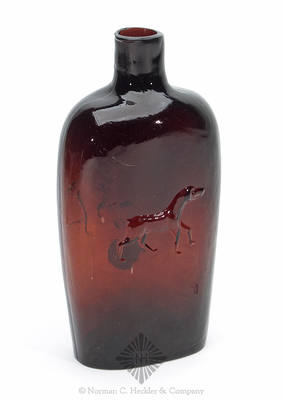 Horseman - Hound Pictorial Flask, GXIII-17