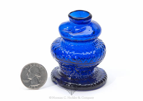 Blown Three Mold Inkwell, GIII-24 and similar in form and construction to C #1209