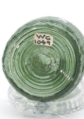 Blown Three Mold Inkwell, GIII-25 and C #1215