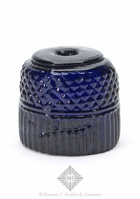 Blown Three Mold Inkwell, GII-18B and C #1186