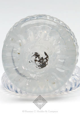 Blown Three Mold Inkwell, GII-18, similar in form and construction to C #1209