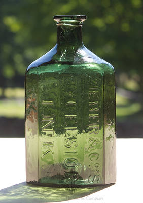 "Zieber & Co's. / Excelsior / Ink" Master Ink Bottle, C #775