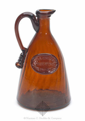 "Star Whiskey / New York / W.B. Crowell Jr." Sealed Handled Whiskey Jug, H #505