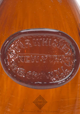 "Star Whiskey / New York / W.B. Crowell Jr." Sealed Handled Whiskey Jug, H #505