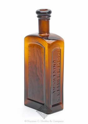"Mdme. E. Follet's / Universal / Hair Restorer" Medicine Bottle
