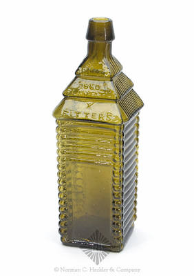 "ST / Drake's / 1860 / Plantation / X / Bitters" Figural Bottle, R/H #D-105