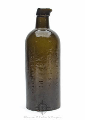 "Hohenthal / Brothers & Co / Indelible / Writing Ink / N.Y." Master Ink Bottle, Similar to C #766