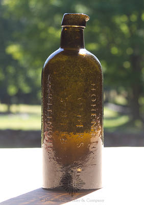 "Hohenthal / Brothers & Co / Indelible / Writing Ink / N.Y." Master Ink Bottle, Similar to C #766