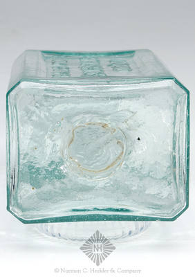"G.W. Stone's / Liquid / Cathartic & / Family Physic / Lowell Mass." Medicine Bottle, Similar to H #1909