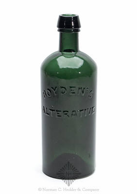 "Boyden's / Alterative" Medicine Bottle, AAM pg. 61