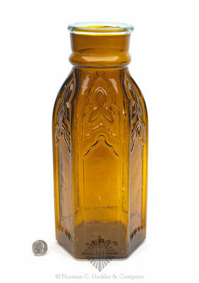 Cathedral Pickle Jar, Similar in form and construction to Z pg. 455, top left