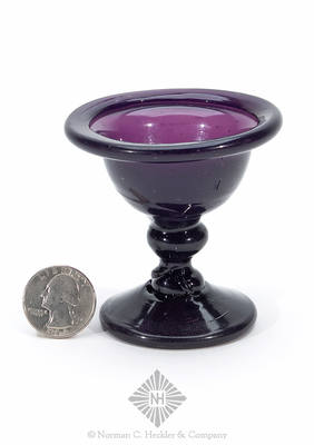 Freeblown Salt Cellar, Similar to McK plate 74, #2