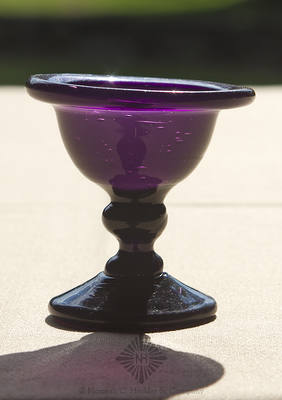 Freeblown Salt Cellar, Similar to McK plate 74, #2