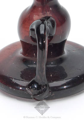 Freeblown Handled Candlestick