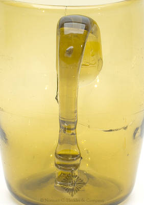 Freeblown Handled Drinking Vessel, Form similar to TH plate 3, #3