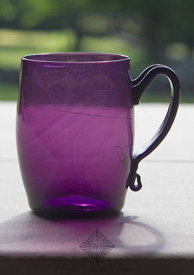 Freeblown Handled Drinking Vessel, Similar in some manner to TH plate 73, #3