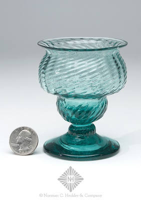 Large Pattern Molded Salt Cellar, Very similar to a salt cellar from the collection of William T. H. Howe, Parke-Bernet Galleries, 1940, Lot 142