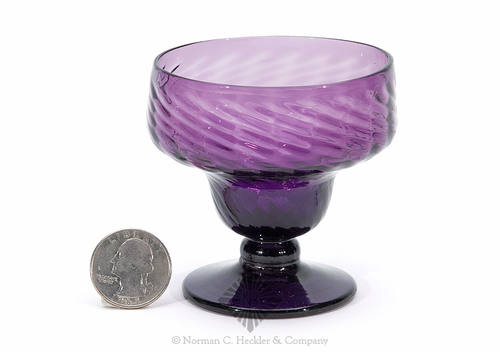 Pattern Molded Salt Cellar, Similar to McK plate 23, #6