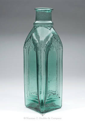 Cathedral Pickle Jar, Similar in form and construction to Z pg. 456, top right