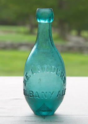 "D.E. Landers. / Albany Ale" Beer Bottle