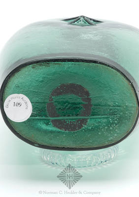 Sheaf Of Wheat - Five Pointed Star Pictorial Flask, GXIII-38