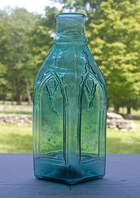 Cathedral Pickle Jar, Similar in form and construction to Z pg. 456, top left