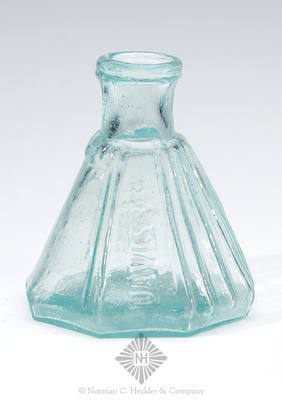 "Davis & / Miller" Umbrella Ink Bottle, Similar in form and construction to C #118