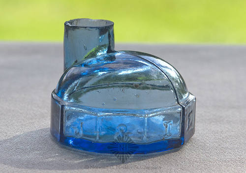 "J & I E M" Figural Ink Bottle, C #626