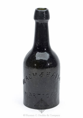 "Beach & Ballou / Hartford Ct" Soda Water Bottle, WB pg. 22