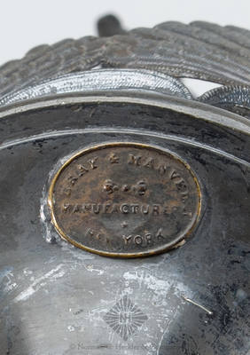 Cut Overlay Decanters And Caddy, Similar form and construction techniques are noted in B/K #5018