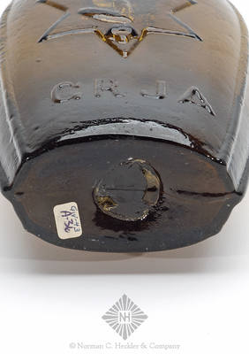 All Seeing Eye Masonic Historical Flask, GIV-43