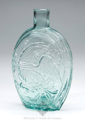 Columbia Bust - Eagle And "B & W" Portrait Flask, GI-121