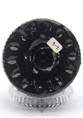 Blown Three Mold Inkwell, GII-18F