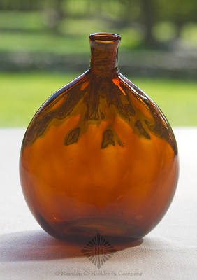 Pattern Molded Pocket Flask, Similar in form and construction to MW plate 98, #2