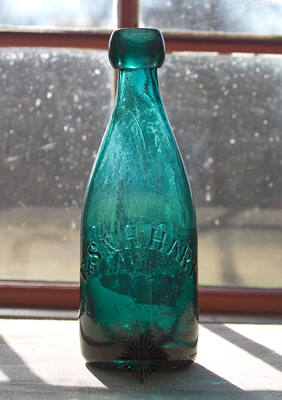 "E.S. & H. Hart" - "Superior / Soda Water / Union Glass Works" Soda Water Bottle, WB pg. 41