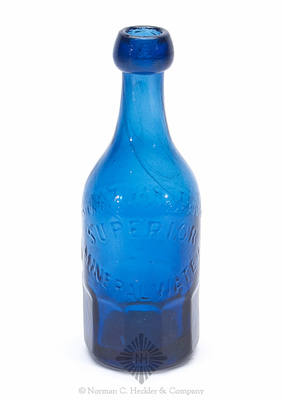 "M.T. Crawford / Hartford Ct" - "Union Glass Works Phila / Superior / Mineral Water" Bottle, WB pg. 17 and 18