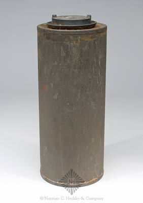 "Spratt's Patent / July 18. / 1854 / Wells & Provost / Proprietors N.Y." Tin Fruit Can, L #2687