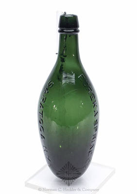 "Eureka Spring Co / Saratoga N.Y." Mineral Water Bottle, T #S-20