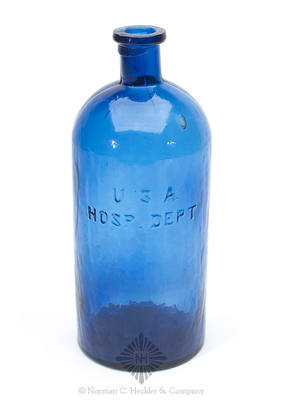 "U.S.A / Hosp. Dept" Medicine Bottle, AAM pg. 535
