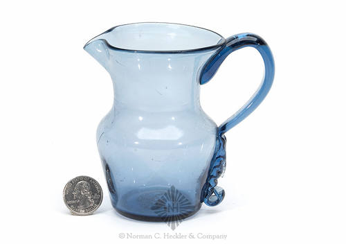 Freeblown Creamer, Similar in form and construction to McK plate 13, #4