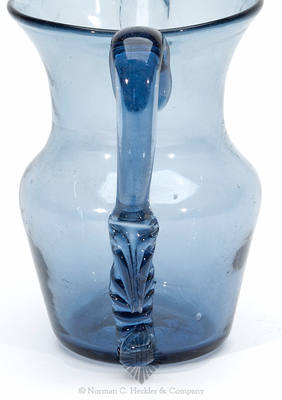 Freeblown Creamer, Similar in form and construction to McK plate 13, #4