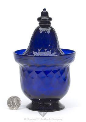 Pattern Molded Covered Sugar Bowl, Similar in form and construction to McK plate 52, #1