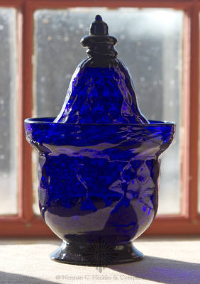Pattern Molded Covered Sugar Bowl, Similar in form and construction to McK plate 52, #1