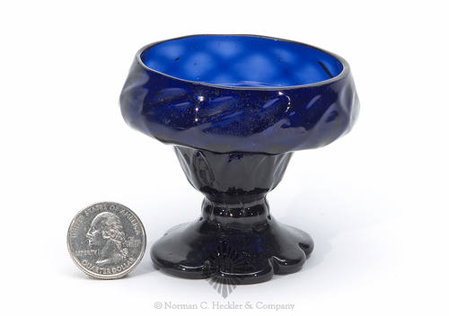 Pattern Molded Salt Cellar, Similar in form and construction to McK plate 23, #7