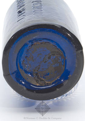"Superior / Soda Water" - Eagle On Shield With Crossed Flags Soda Water Bottle