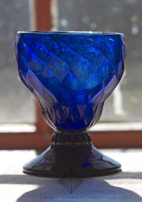 Pattern Molded Salt Cellar, Similar to TH plate 2, #4