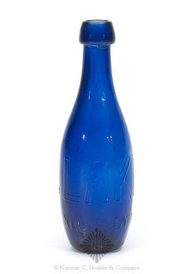 "J. Lake. / Schenectady. N.Y" Soda Water Bottle