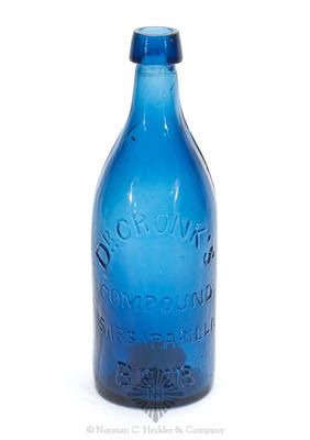 "Dr.. Cronk's / Compound / Sarsaparilla / Beer" Bottle, AAM pg. 122