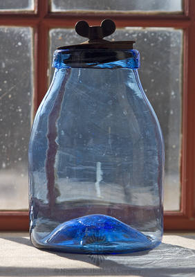 Freeblown Fruit Jar, Similar in form and construction to MW color plate VII, #4