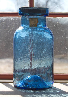 "Cunningham & Co. Pittsburgh" Base Embossed Fruit Jar, L #721